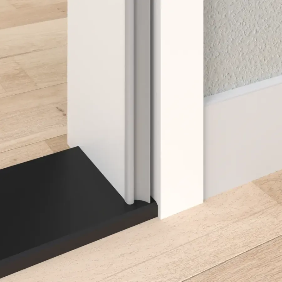 Tochtwering|Tochtstrips Deur > Handson Tochtstrip Inbouw Aluminium 231,5 cm