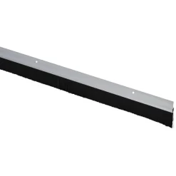 Tochtwering|Tochtstrips Deur > Handson tochtstrip met borstel breed aluminium 250 cm