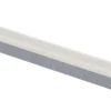 Tochtwering|Tochtstrips Deur > Handson tochtstrip wit aluminium 93 cm met grijze borstel
