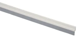 Tochtwering|Tochtstrips Deur > Handson tochtstrip wit aluminium 93 cm met grijze borstel