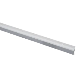 Tochtwering|Tochtstrips Deur > Handson tochtstrip wit kunststof 93 cm met grijze borstel