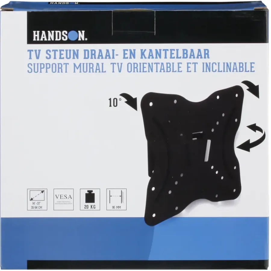 TV & Hifi Steunen > Handson TV-beugel draai- en kantelbaar (14 tot 37 inch)