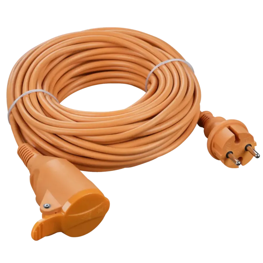 Verlengsnoeren > Handson Verlengsnoer Oranje 2x1,5mm 20 Meter IP44
