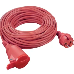 Verlengsnoeren > Handson Verlengsnoer Rood 2x1,5mm 20 Meter