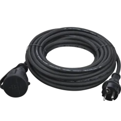 Verlengsnoeren > Handson verlengsnoer zwart 10 m