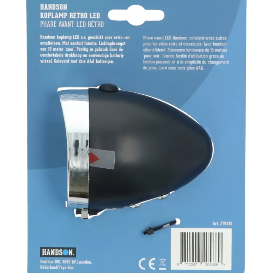 Fietsverlichting > Handson voorlicht LED classic