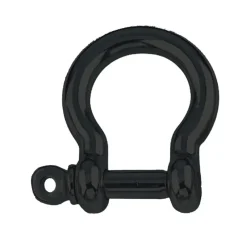 Harpsluiting 8mm RVS Zwart