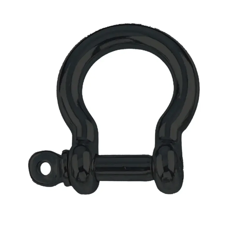 Harpsluiting 8mm RVS Zwart