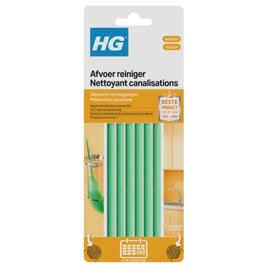 HG Eco Afvoerontstopper 6 sticks