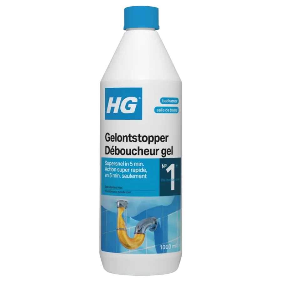 Ontstoppers|Ontstoppingsmiddelen > HG gel ontstopper 1 l