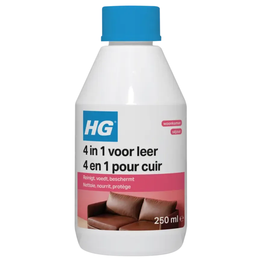 HG 4 in 1 voor leer 250 ml