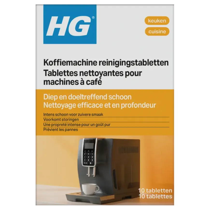 HG koffiemachine reinigingstabletten