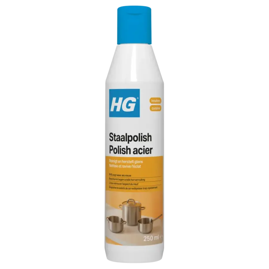 HG staalpolish 250 ml