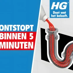 Ontstoppers|Ontstoppingsmiddelen > HG vloeibare ontstopper 1 liter