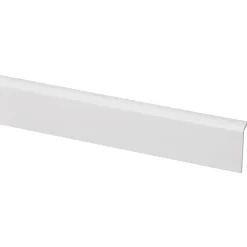 Wandpanelen|Kunststofprofielen > Geen Hockeystickprofiel kunststof wit 8x21 mm lengte 260 cm