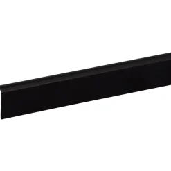 Wandpanelen|Kunststofprofielen > Geen Hockeystickprofiel kunststof zwart 8x21 mm lengte 260 cm