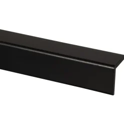 Houtenprofielen|Kunststofprofielen > Geen Hoeklat grenen gelakt zwart 34x34mm 270cm