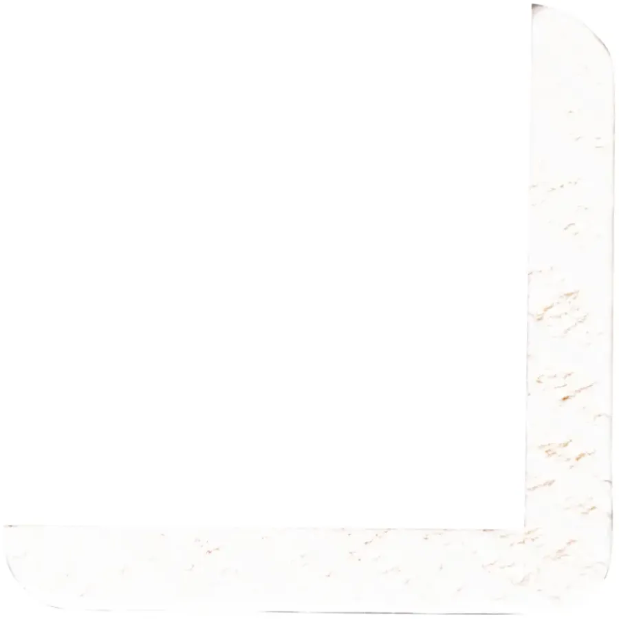 Houtenprofielen > Geen Hoeklat grenen wit gelakt 34x34mm 270cm