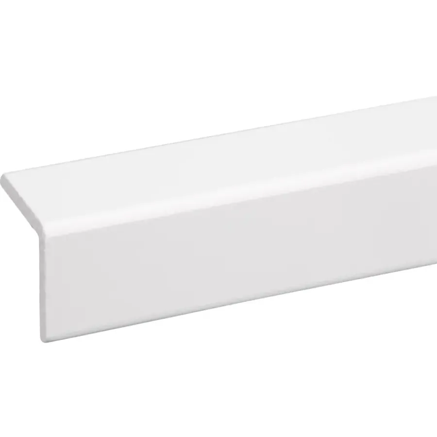 Houtenprofielen > Geen Hoeklat grenen wit gelakt 34x34mm 270cm