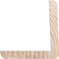 Houtenprofielen|Overgangsprofielen > Geen Hoeklat grenen 44x44 mm lengte 270 cm gegrond