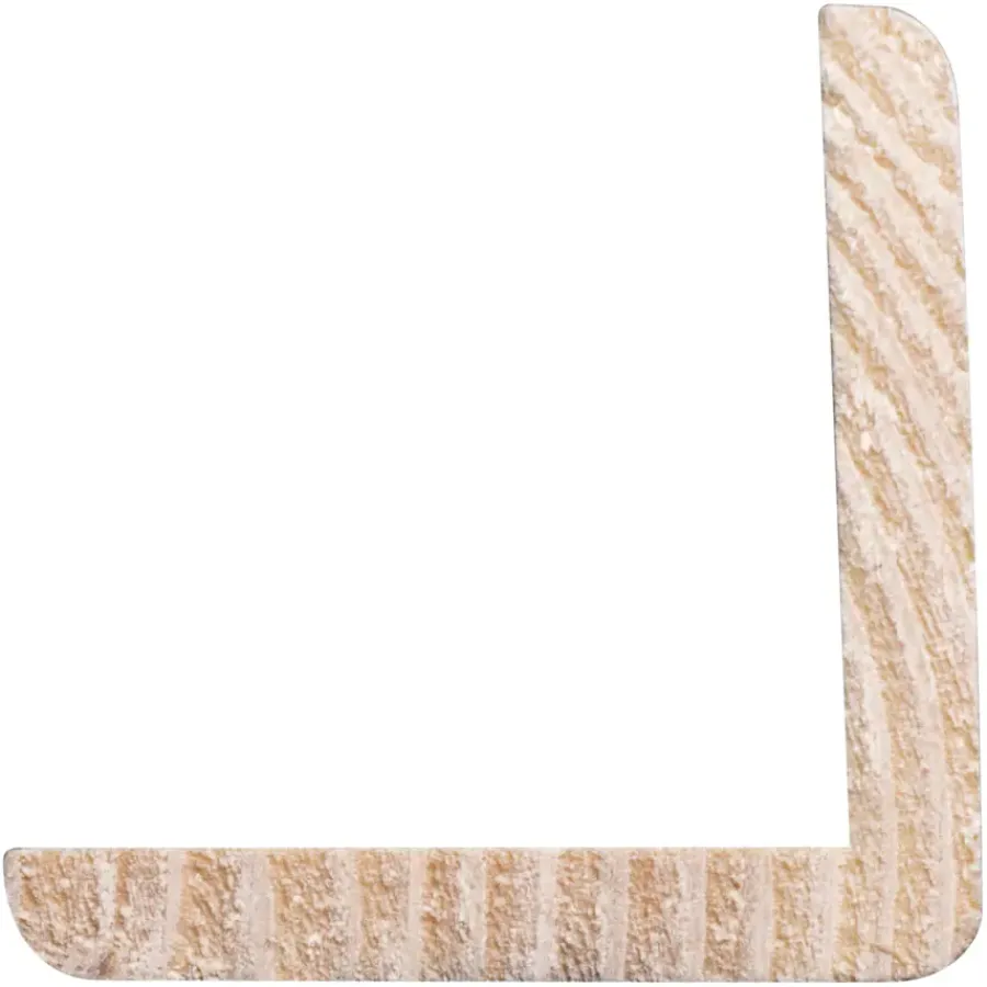 Houtenprofielen|Overgangsprofielen > Geen Hoeklat grenen 44x44 mm lengte 270 cm gegrond