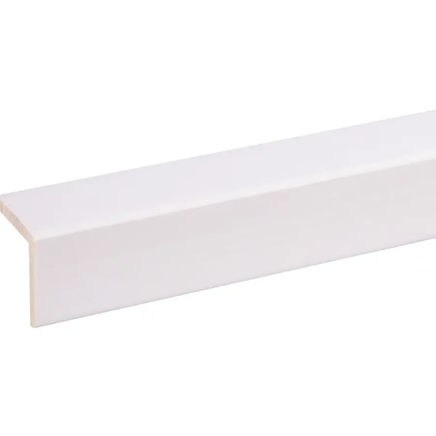Houtenprofielen|Overgangsprofielen > Geen Hoeklat grenen 44x44 mm lengte 270 cm gegrond
