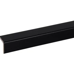 Houtenprofielen > Geen Hoeklat grenen zwart gelakt 27x27mm 270cm