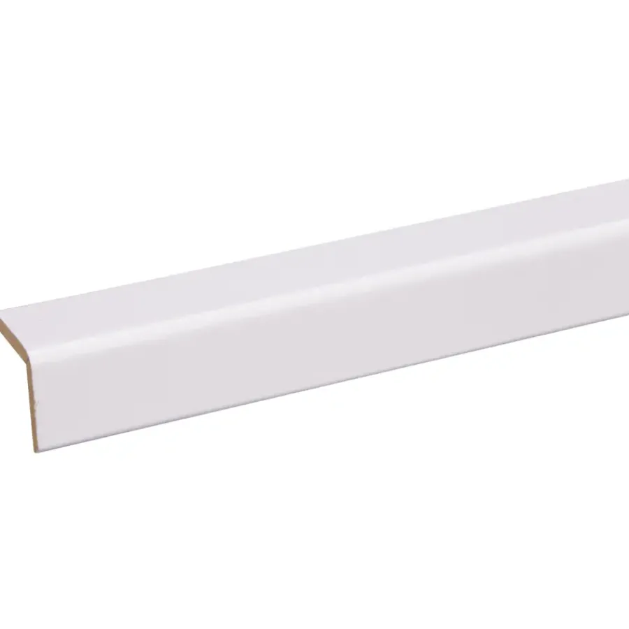 Houtenprofielen|Overgangsprofielen > Geen Hoeklat MDF 27x27 mm lengte 260 cm gegrond