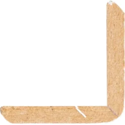 Houtenprofielen|Overgangsprofielen > Geen Hoeklat MDF 27x27 mm lengte 260 cm gegrond