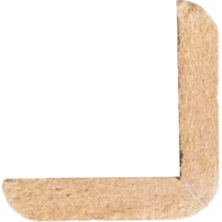 Houtenprofielen > Geen Hoeklat MDF 20x20 mm lengte 260 cm gegrond