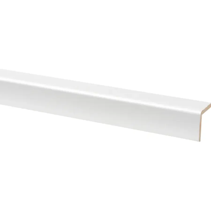Houtenprofielen|Overgangsprofielen > Geen Hoeklat MDF zelfklevend 20x20 mm lengte 260 cm gegrond