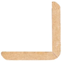 Houtenprofielen|Overgangsprofielen > Geen Hoeklat MDF zelfklevend 27x27 mm lengte 260 cm gegrond