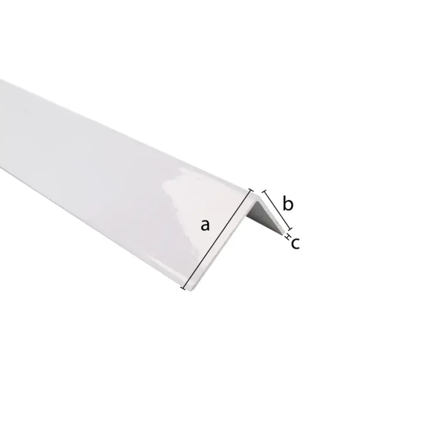 Hoekprofiel aluminium wit 25x25x1x1000mm