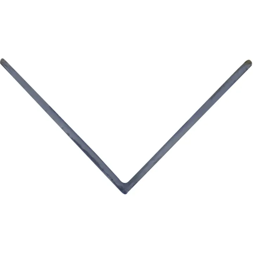 Hoekprofiel antraciet 20x20mm 260cm zelfklevend