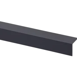 Wandpanelen|Kunststofprofielen > Geen Hoekprofiel kunststof antraciet 30x30 mm 260 cm