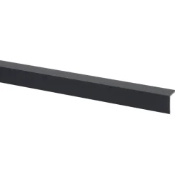 Wandpanelen|Kunststofprofielen > Geen Hoekprofiel kunststof antraciet 20x20 mm 260 cm