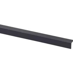 Wandpanelen|Kunststofprofielen > Geen Hoekprofiel kunststof antraciet 15x15 mm 260 cm