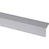 Kunststofprofielen|Overgangsprofielen > Geen Hoekprofiel kunststof RVS look zelfklevend 30x30mm 260cm