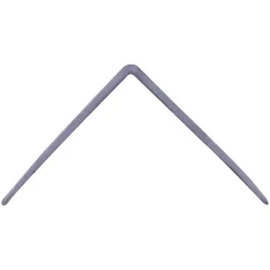 Kunststofprofielen|Overgangsprofielen > Geen Hoekprofiel kunststof RVS look zelfklevend 30x30mm 260cm
