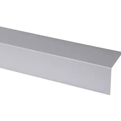Kunststofprofielen|Overgangsprofielen > Geen Hoekprofiel kunststof RVS look zelfklevend 40x40mm 260cm
