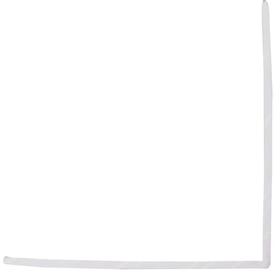 Wandpanelen|Kunststofprofielen > Geen Hoekprofiel kunststof wit 50x50 mm 260 cm
