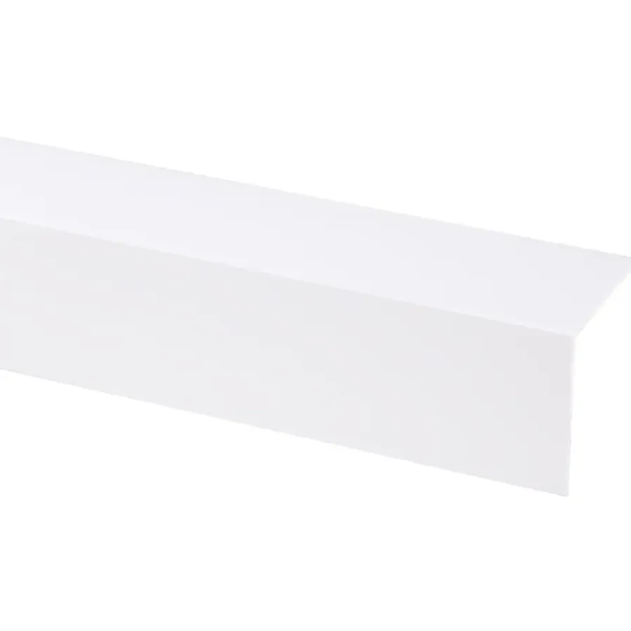 Wandpanelen|Kunststofprofielen > Geen Hoekprofiel kunststof wit 50x50 mm 260 cm