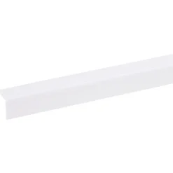 Wandpanelen|Kunststofprofielen > Geen Hoekprofiel kunststof wit 20x20 mm 260 cm