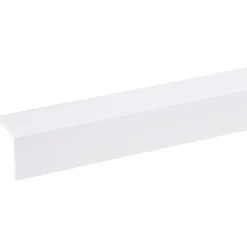 Wandpanelen|Kunststofprofielen > Geen Hoekprofiel kunststof wit 30x30 mm 260 cm
