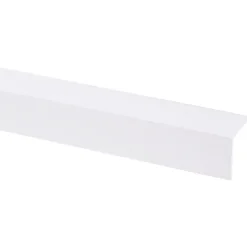 Wandpanelen|Kunststofprofielen > Geen Hoekprofiel kunststof wit 30x30 mm 260 cm