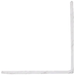 Wandpanelen|Kunststofprofielen > Geen Hoekprofiel kunststof wit 30x30 mm 260 cm