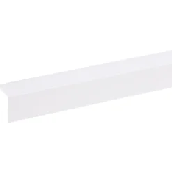 Wandpanelen|Kunststofprofielen > Geen Hoekprofiel kunststof wit 25x25 mm 260 cm