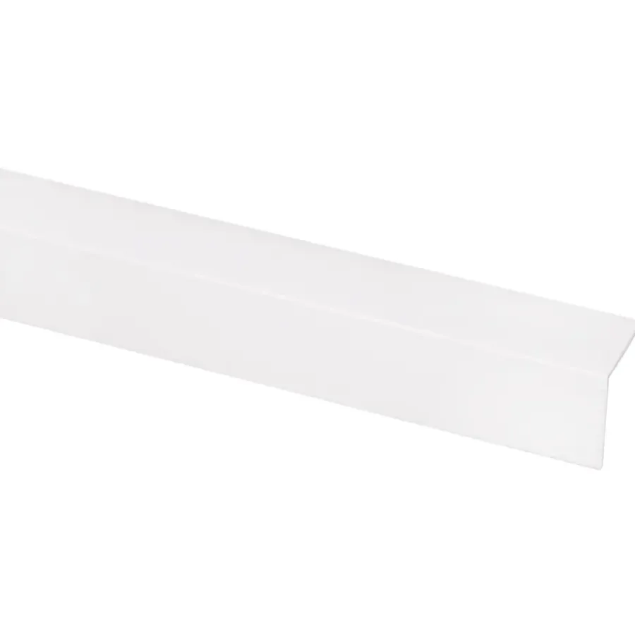 Kunststofprofielen|Overgangsprofielen > Geen Hoekprofiel kunststof wit zelfklevend 20x20mm 260cm