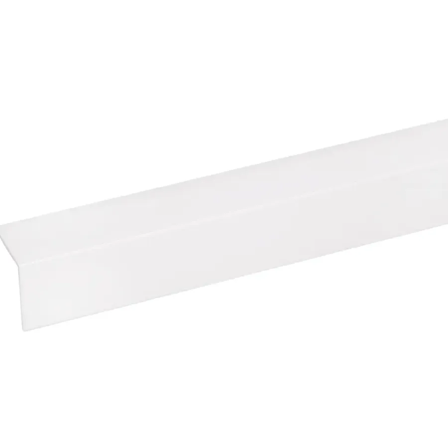 Kunststofprofielen|Overgangsprofielen > Geen Hoekprofiel kunststof wit zelfklevend 20x20mm 260cm