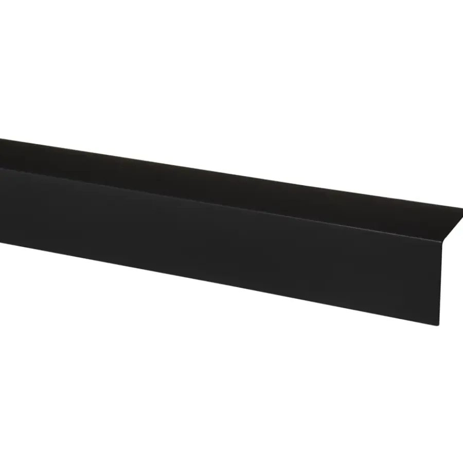 Kunststofprofielen|Overgangsprofielen > Geen Hoekprofiel kunststof zwart 50x50mm 260 cm